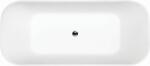 Besco Assos S-Line cadă freestanding 160x70 cm dreptunghiulară alb #WMD-160-AL