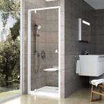 RAVAK Pivot uși de duș 90 cm înclinabilă satin mat/sticlă transparentă 03G70U00Z1 (03G70U00Z1)