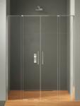 NEW TRENDY Smart uși de duș 160 cm culisantă crom luciu/sticlă transparentă EXK-4017