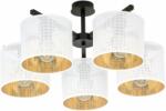 Emibig Jordan lampă de tavan 5x15 W alb-negru-auriu 1145/5 (11455)