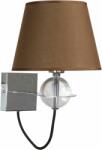 Candellux Tesoro lampă de perete 1x40 W crom-maro 21-29539 (2129539)