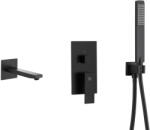 Armatura Logon Black set cadă și duș ascuns negru 5139-401-81 (513940181)