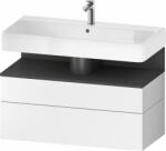 Duravit Qatego dulap 99x47x59 cm sub chiuveta pe perete alb-grafit QA4395049180010 (QA4395049180010)