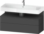 Duravit Qatego dulap 119x47x59 cm sub chiuveta pe perete grafit QA4396049490010 (QA4396049490010)