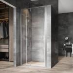 RAVAK Nexty uși de duș 110 cm înclinabilă satin mat/sticlă transparentă 03OD0U00Z1 (03OD0U00Z1)