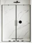 NEW TRENDY Smart Black uși de duș 140 cm culisantă negru mat/sticlă transparentă EXK-4119 (EXK4119)
