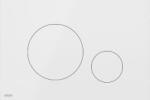 Alca Flat buton de spălare pentru WC alb TURN-WHITE (TURNWHITE)