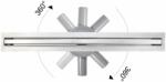 Hagser Iris Slim rigolă duș 60 cm oţel HGR60000030 (HGR60000030)