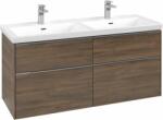 Villeroy & Boch Subway 3.0 dulap 127.2x46.2x57.6 cm sub chiuveta pe perete stejar C568L0VH (C568L0VH)