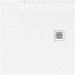New Trendy Mori cădiță de duș pătrată 90x90 cm alb B-0433 (B0433)