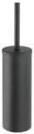 WENKO Bosio suport cu perie wc negru 24329100 (24329100)