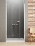 NEW TRENDY New Soleo uși de duș 120 cm pliantă crom luciu/sticlă transparentă D-0137A (D0137A)