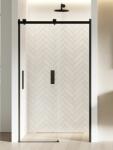 NEW TRENDY Softi Black uși de duș 130 cm culisantă negru mat/sticlă transparentă EXK-3953 (EXK3953)