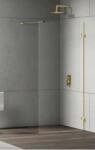 NEW TRENDY Eventa Gold Shine perete cabină de duș walk-in 110 cm auriu luciu/sticla transparentă EXK-4842 (EXK4842)