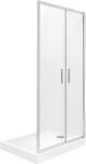 Roca Town-N uși de duș 80 cm pliantă crom luciu/sticlă transparentă AMP2408012M (AMP2408012M)