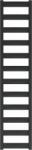 Lavita Hermes calorifer de baie decorativ 139x30 cm negru 5903918415544 (5903918415544)