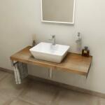 Sapho Avice blat 80x49.5 cm grafit-lemn AV088 (AV088)