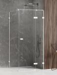 NEW TRENDY Avexa White cabină de duș 110x90 cm dreptunghiular alb mat/sticlă transparentă EXK-2741 (EXK2741)