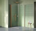 NEW TRENDY New Soleo Copper Brushed cabină de duș 120x80 cm dreptunghiular cupru periat/sticlă transparentă K-2292-WP (K2292WP)