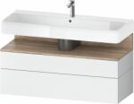 Duravit Qatego dulap 119x47x59 cm sub chiuveta pe perete alb-stejar QA4396055180010 (QA4396055180010)