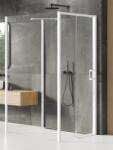NEW TRENDY Prime White cabină de duș 120x100 cm dreptunghiular alb mat/sticlă transparentă K-1625 (K1625)