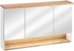 Comad Bahama White dulap 120x25x70 cm cu oglindă alb BAHAMAWHITE843FSC
