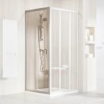RAVAK Supernova perete de duș 90 cm satin mat/sticla transparentă 94070UR2Z1 (94070UR2Z1)