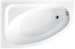 Besco Cornea cadă de colț 140x80 cm partea stângă alb #WAC-140-NL (#WAC140NL)