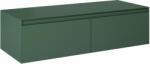 Elita Split Slim dulap cu blat 120x45.8x31.9 cm laterala pe perete verde RE081204057010 (RE081204057010)