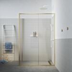Sealskin Contour cabină de duș 120x90 cm dreptunghiular auriu periat/sticlă transparentă CD101296495100 (CD101296495100)