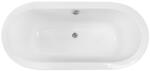 Besco Victoria cadă ovală 160x75 cm oval alb #WKV-160-WZS