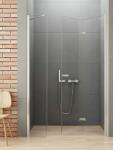 NEW TRENDY New Soleo uși de duș 110 cm pliantă crom luciu/sticlă transparentă D-0152A/D-0094B (D0152A/D0094B)