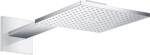 Hansgrohe ShowerSolutions cap de duș cu braț 25x25 cm pătrat crom 35306000 (35306000)