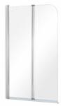 Besco Prime paravan cadă 90 cm două piese crom luciu/sticlă transparentă PNP-2S (PNP2S)