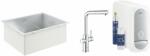 GROHE Set set starter cu baterie bucătărie Grohe Blue 31539000, chiuveta din otel Grohe K700 31726SD0