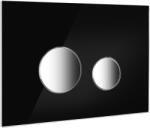 Oltens Lule buton de spălare pentru WC negru/crom 57201310 (57201310)