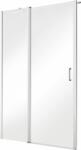 Besco Exo-C uși de duș 120 cm înclinabilă crom luciu/sticlă transparentă EC-120-190C (EC120190C)