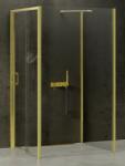 NEW TRENDY Prime Light Gold cabină de duș 110x90 cm dreptunghiular auriu luciu/sticlă transparentă K-1510 (K1510)