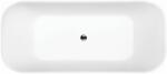 Besco Assos cadă freestanding 159x70 cm ovală bicolor #WMD-160-ABW