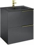 Elita Soho dulap 60x45.3x63.5 cm sub chiuveta pe perete negru RE010604047160 (RE010604047160)