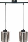 Candellux Cox lampă suspendată 2x60 W negru-crom 32-53879 (3253879)