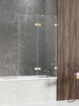 New Trendy Avexa Gold Shine paravan cadă 130 cm două piese auriu luciu/sticlă transparentă EXK-2189 (EXK2189)