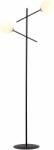 Emibig Linear lampă de podea 2x10 W alb-negru 1169/LP2 (1169LP2)