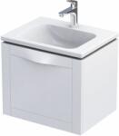 Oristo Skagen dulap 59.6x45.5x50 cm sub chiuveta pe perete alb OR49-SD1S-60-2 (OR49SD1S602)