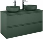 Elita Split dulap 120x45.8x63.5 cm sub chiuveta pe perete verde RE012007157010 (RE012007157010)