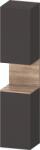 Duravit Qatego dulap 40x36x176 cm agățat lateral grafit QA1346L55490010