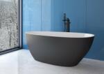 Besco Goya cadă freestanding 160x70.5 cm ovală bicolor #WMMC-160GKC (#WMMC160GKC)