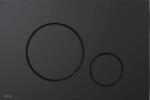 Alca Thin buton de spălare pentru WC negru M678 (M678)