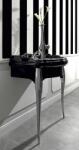 Kerasan Retro dulap 73x53x77 cm sub chiuveta pe picioare negru-auriu 7362K3 (7362K3)