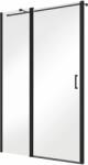Besco Exo-C Black uși de duș 100 cm înclinabilă negru mat/sticlă transparentă ECB-100-190C (ECB100190C)